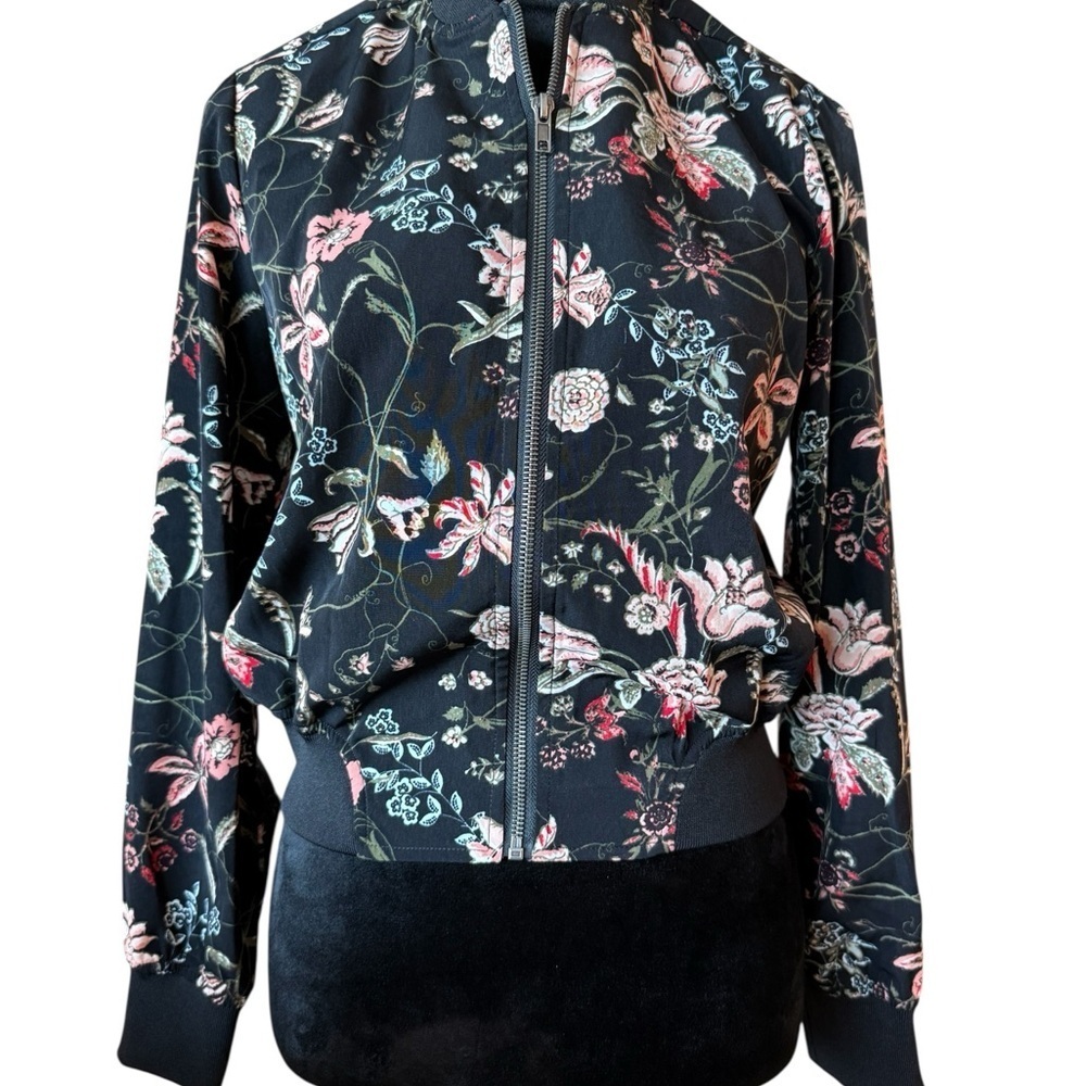 A.Byer Floral Black Women's Jacket